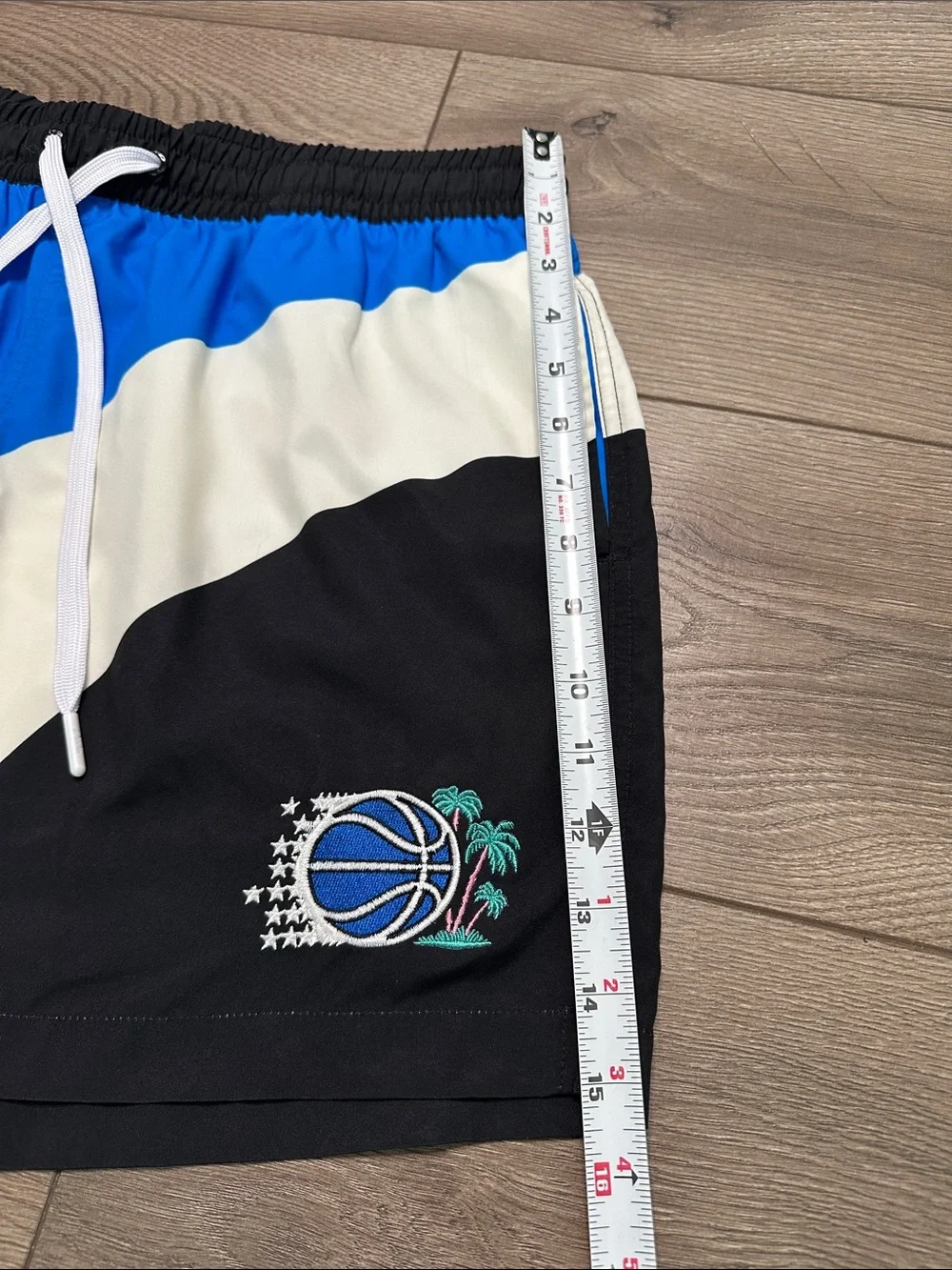 Orlando Magic X Duvin 5” Lined Training Shorts Limited Edition Blue Black Large
